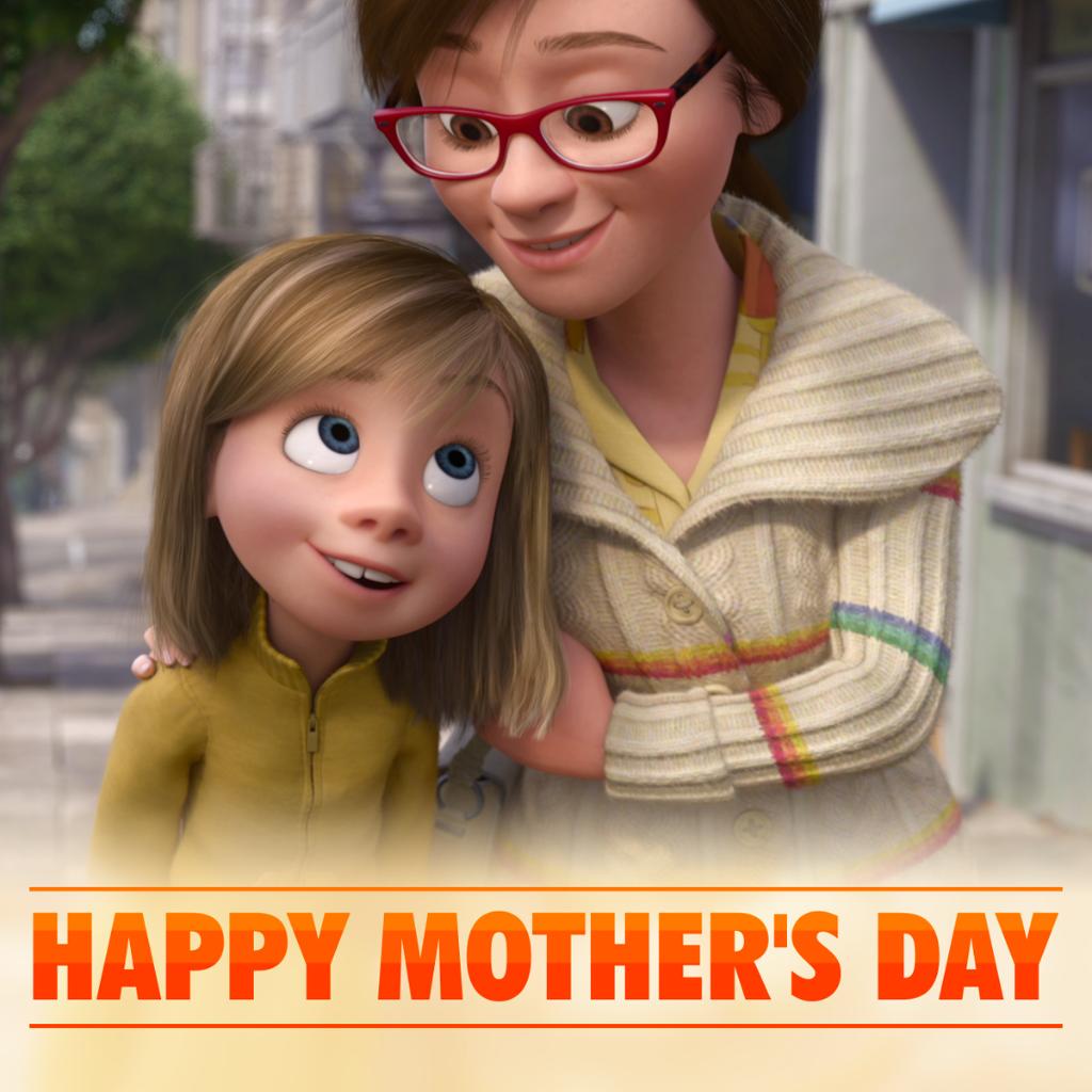 Pixar's tweet photo. For being there through the joyful times and the sad, Happy Mother's Day. https://t.co/Z5F9qIHCaq