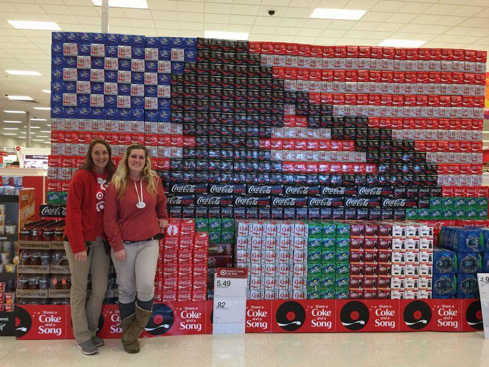 Thanks coke for helping us salute our troops! #BOLD
