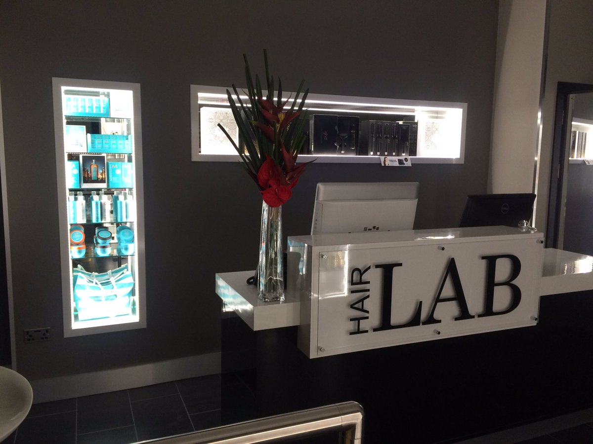 Mish_108's tweet photo. Hair Lab Salon, Festival Place Shopping Centre. Designed and fitted out by @rapeed_design https://t.co/diD3XhX9IL