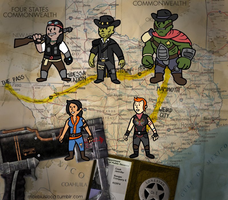 KKRP2's tweet photo. Made Vault Boys of the @FalloutLonestar companions to celebrate the release of the new #Fallout4 GECK. Can't wait! https://t.co/1WPs3Ltj70