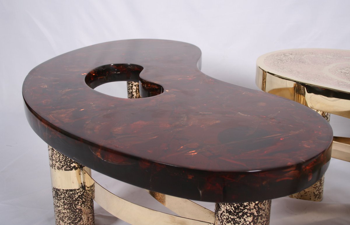 Victoriartis's tweet photo. Detail of the plate of Beann coffee table in fractal resin https://t.co/iib4ZcAZDn