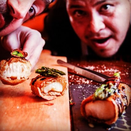 NaiTapasBar's tweet photo. Our chefs are hungry! Chef Ruben and Sous Chef Rolando's choice tonight? Lubina! https://t.co/P4veVqZVGY