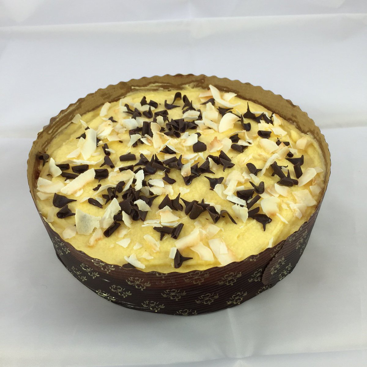 HCBakery's tweet image. At HCB we are truly passionate about flavor. Here's a recent creation...Mango Cheesecake.  Yummmm!