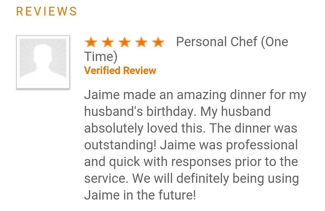 TLHPersonalChef's tweet photo. I❤ #Reviews From Clients! Contact Me Today To Start Your #Gourmet #PersonalChef Service #tallahassee #valdosta #chef https://t.co/pm3mvz2Nz8