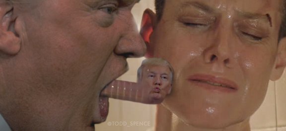 Vote For Joe On Twitter I Photoshopped Donald Trump As A Xenomorph For Alienday426 Here Are The Results