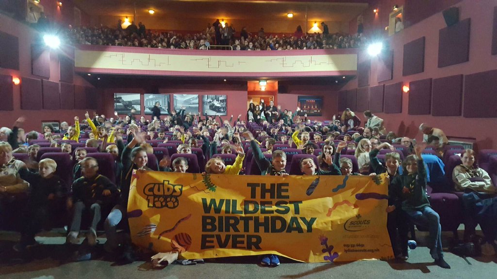 MerseysideScout's tweet photo. What a fantastic evening watching #TheJungleBook as part of our #Cubs100 celebrations! https://t.co/rS1Yd9cvoD