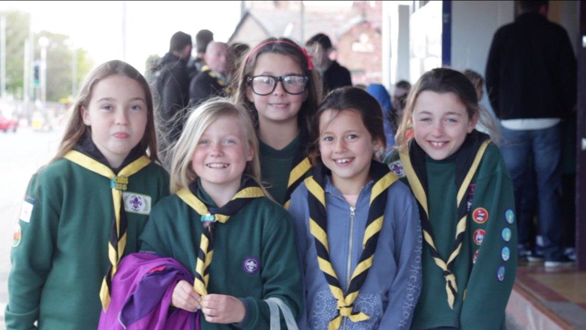 MerseysideScout's tweet photo. What a fantastic evening watching #TheJungleBook as part of our #Cubs100 celebrations! https://t.co/rS1Yd9cvoD