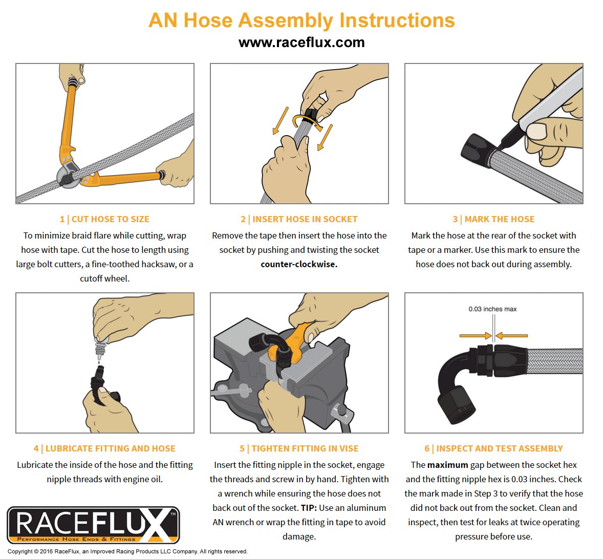 RaceFlux's tweet photo. Learn How to Assemble AN Hose and Fittings! https://t.co/NJFOS3XC3c https://t.co/RkQ6NbkMKp