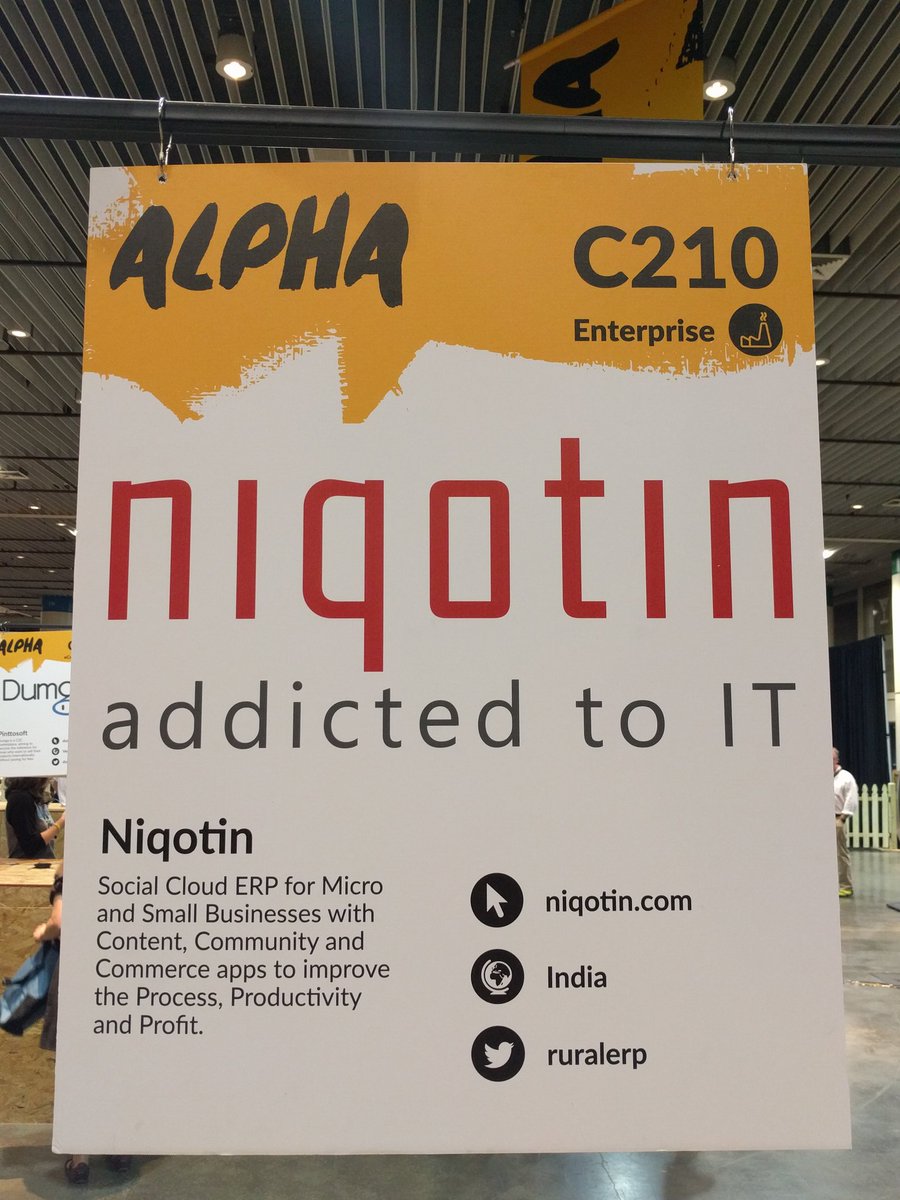 ruralerp's tweet photo. Exhibiting at Collision in New Orleans, USA. #CollisionConf https://t.co/367Rmp2Ahm