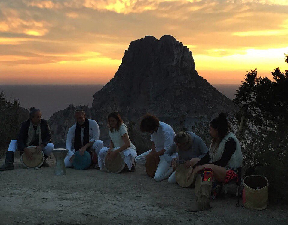 ProudlyIbiza's tweet photo. #Drumming at #EsVedra for #sunset in #Ibiza 

Photograph by Severyne Compan 

#Eivissa #Ibiza2016 #Drummers https://t.co/1YMFUrAKAN