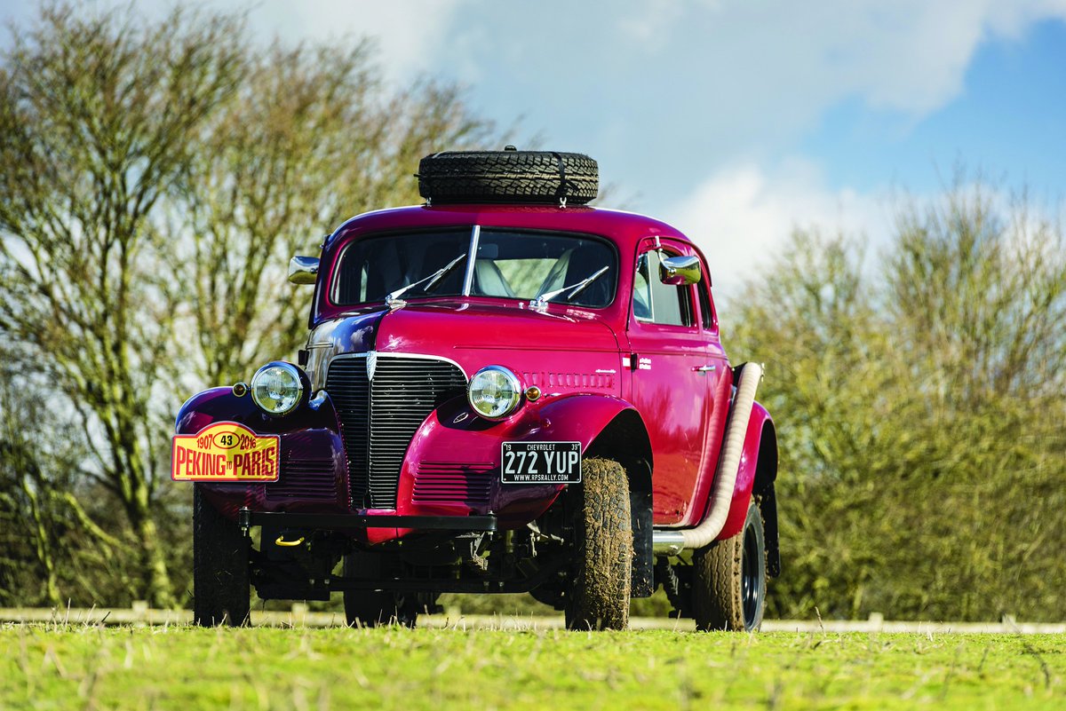 EnduroRallyERA's tweet photo. #Car43 #PekingToParis Matt & John Peckham 1939 #Chevrolet Coupe https://t.co/4Z8UUg4dd9 https://t.co/SSQzWnOv83
