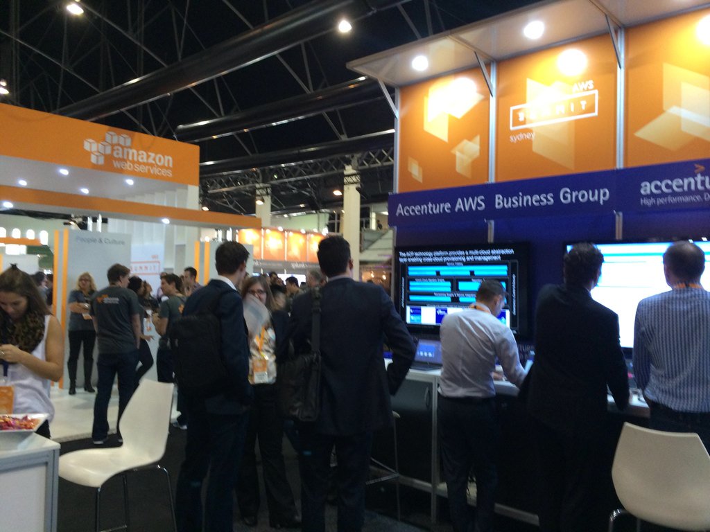 karen_viner's tweet photo. Big crowd already #awssummit https://t.co/3A93rFEz8q