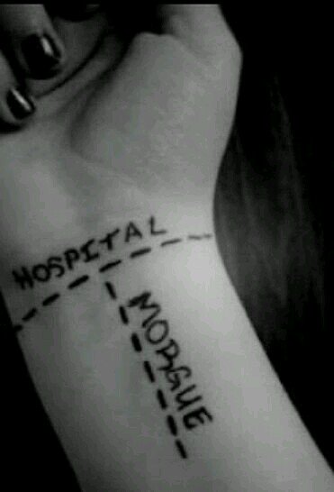 Japanese_Imari's tweet photo. #SuicideSquad #Cutters #selfharmproblems #Existing #DeadInside #Morgue #Hospital https://t.co/zEFcp1g0PA