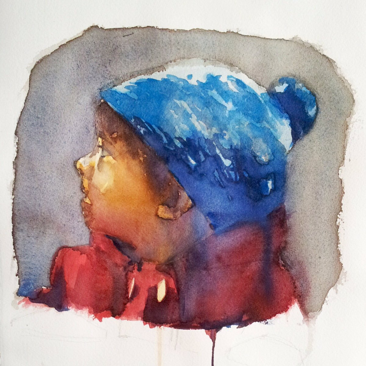 roberto_almarza's tweet photo. Estudio de rostro II, acuarela s/papel, 2016. #watercolor #portraitpainting https://t.co/VwHBa3FWoS