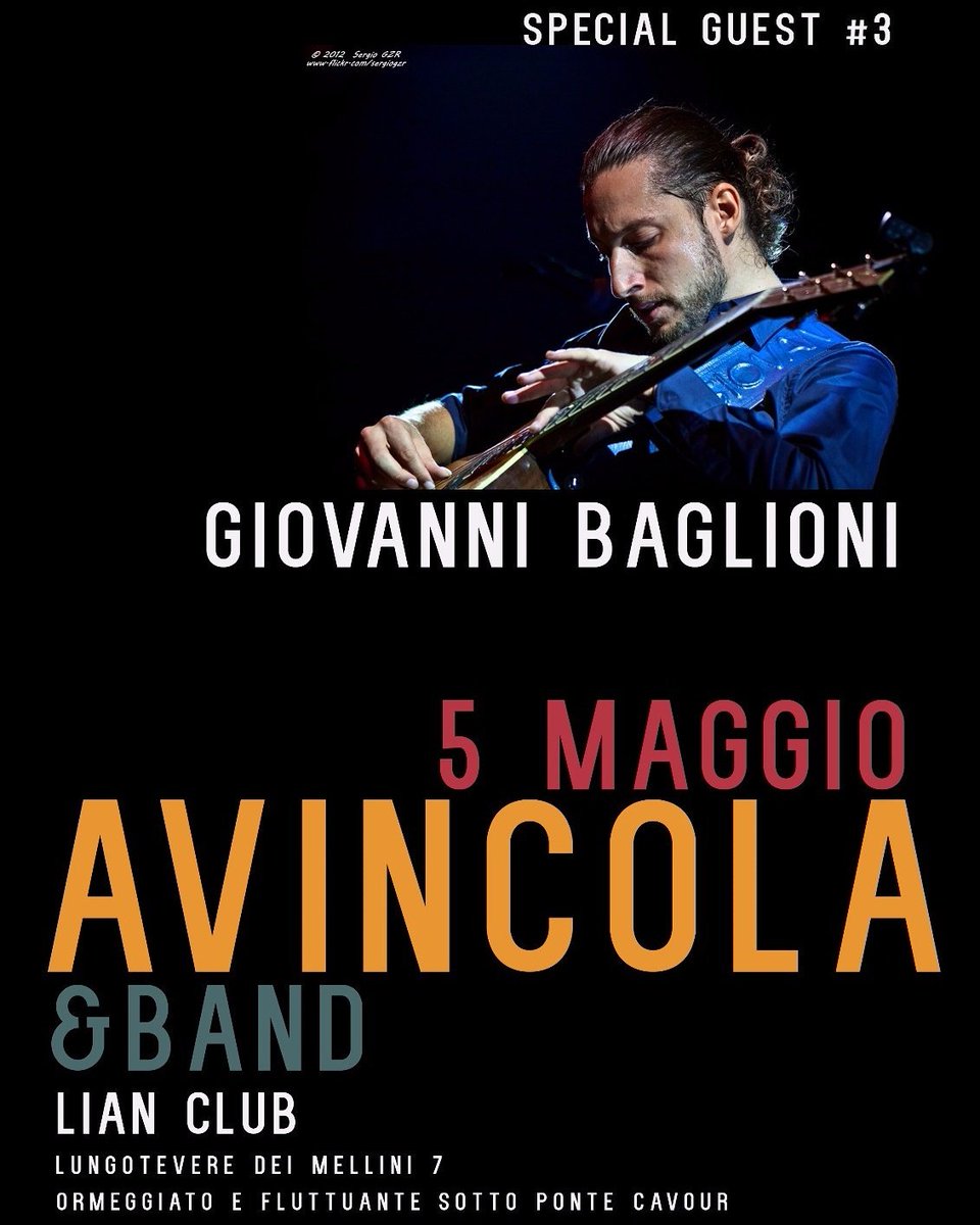 SPECIAL GUEST #3: #GiovanniBaglioni ! 
#simoneavincola #avincola #lian #LianClub