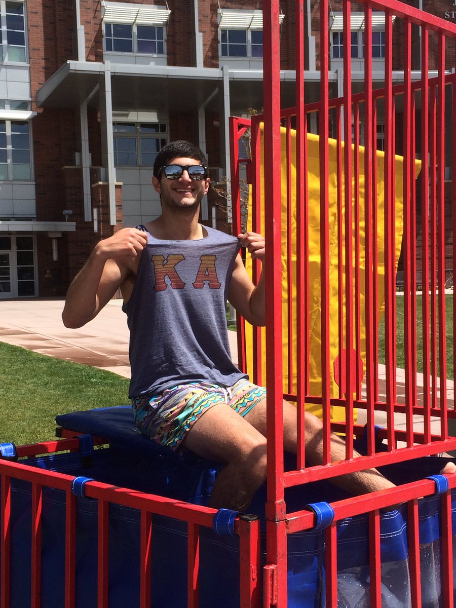 nevadaka's tweet photo. What a beautiful day to dunk a KA! Thanks to everyone who came out today! Join us tomorrow for a BBQ from 11-4 https://t.co/rpEIOM9IF3