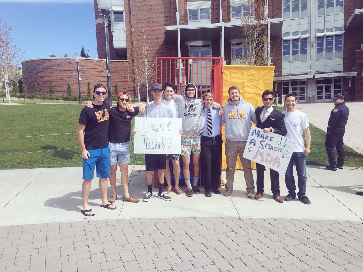 nevadaka's tweet photo. What a beautiful day to dunk a KA! Thanks to everyone who came out today! Join us tomorrow for a BBQ from 11-4 https://t.co/rpEIOM9IF3