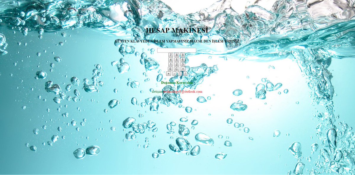 hesap-makinem.tk 8 Technology olarak hesap makinesi yaptık sizlere sunduk buyrun