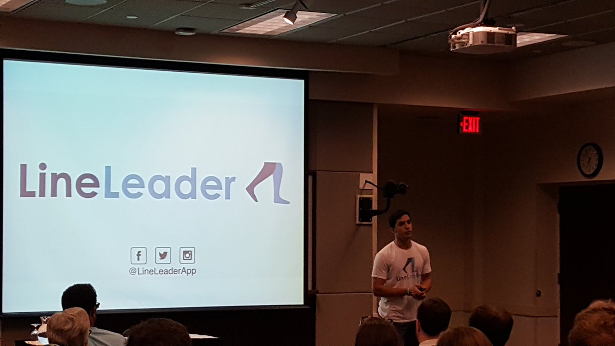 2timflood's tweet image. @kassrahomaifar makes the room his own pitching 4 @LineLeaderApp line-skipping 4 a cause #UNCInnov2016 @innovateunc