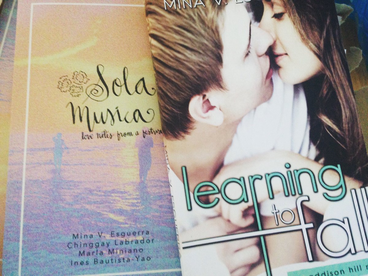 minavesguerra's tweet image. #LearningtoFall and #SolaMusica available at #PILF2016 Thurs afternoon and Friday 💕📚