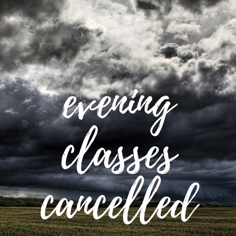 PureBarreFrisco's tweet photo. The remainder of tonight's classes have been cancelled for the safety of our clients and staff. Stay safe, Frisco! ⛈ https://t.co/aWtE9FsV7k