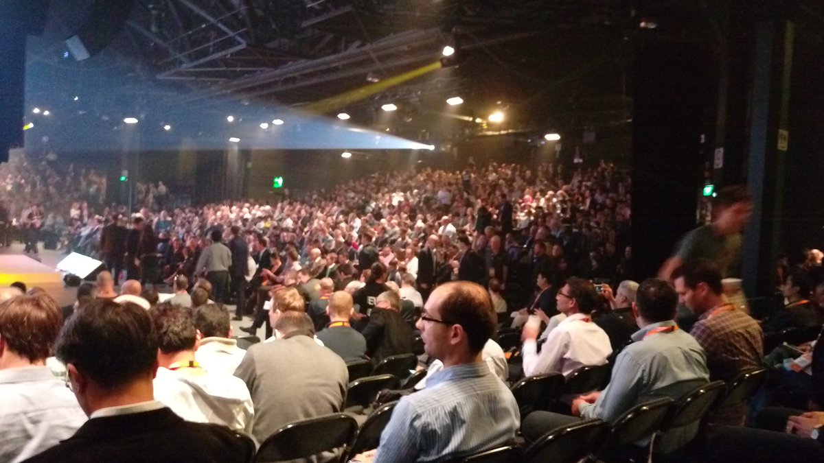 AlanWilliamsCTO's tweet photo. Fantastic turnout at #AWSSummitSydney,  glad #Blinkmobile are in deep and all the way with #AWS . https://t.co/oHnGBpWozr