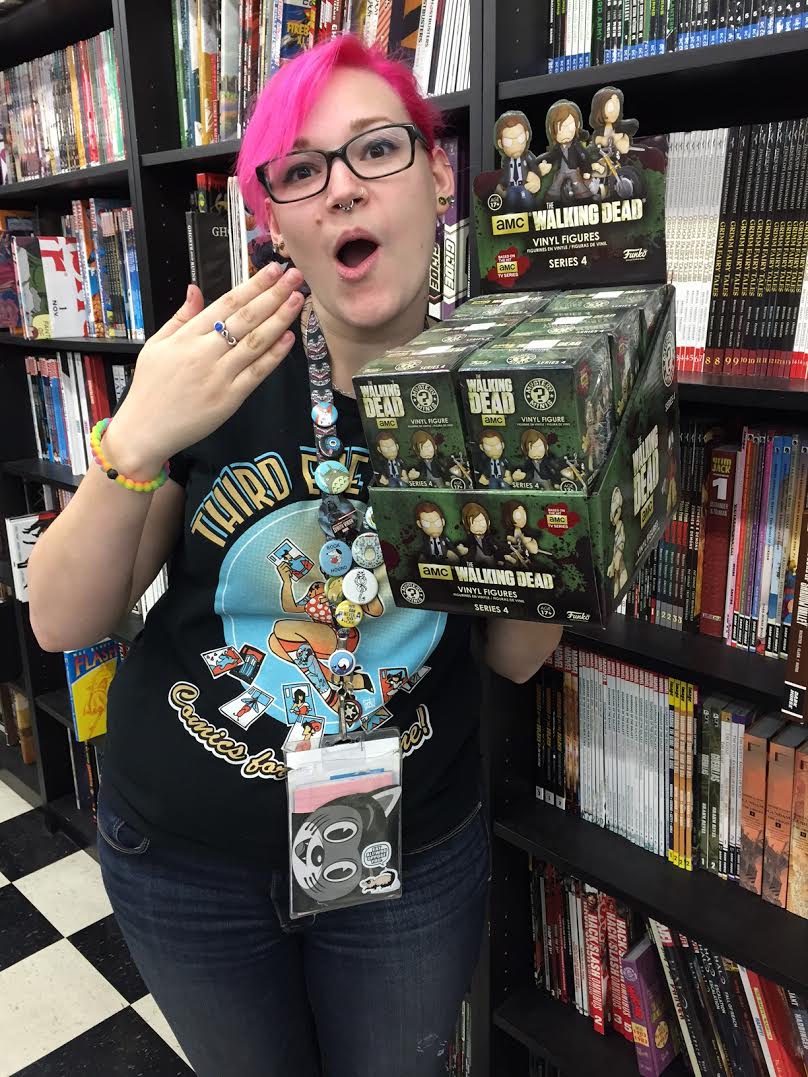 thirdeyecomics's tweet image. Check it out - the WALKING DEAD SERIES 4 Funko Mystery Minis Blind-Box figures hit tomorrow!