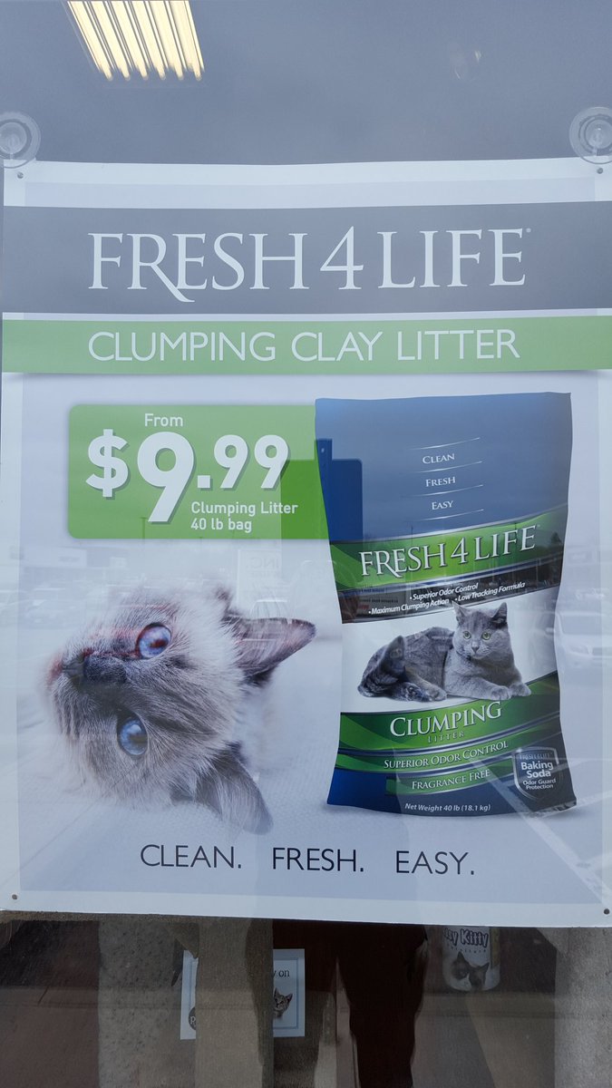 PetValuMarketSt's tweet image. Did you know we have a great quality clumping litter for only $9.99 for 40 lbs?! #litter #catlitter #regularprice