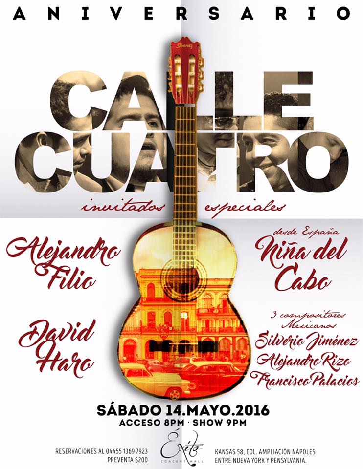 Calle4_fans's tweet photo. En el Aniversario de #Calle4: ¡GRANDES INVITADOS!
Comiencen a reservar https://t.co/luEgRao4E9
