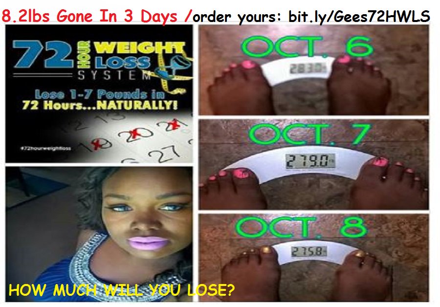 Gee_Renee's tweet photo. 8lbs Lost In 3 Days...How Much Will YOU Lose on the #72HourWeightLossSystem? Order Urs Today https://t.co/SJ28FlZDip