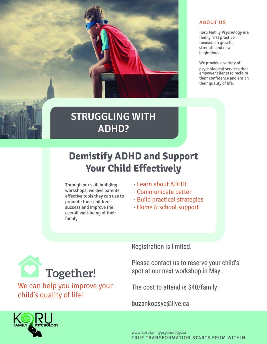 braingainlab's tweet photo. Does your child struggle with ADHD? Support your child more effectively by attending an ADHD workshop! https://t.co/j6dr3zFBDU