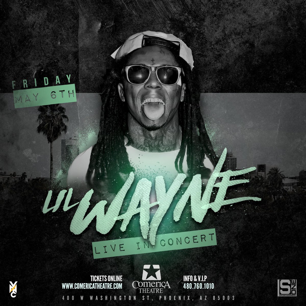 lilwayneaz's tweet photo. @_argeeeliaaa #LilWayne @LilTunechi on May 6th! #YNC #S1Ent #AZ @ComericaTheatre 
Tickets: https://t.co/jenkQbjETV https://t.co/pvMNFYr3ZQ