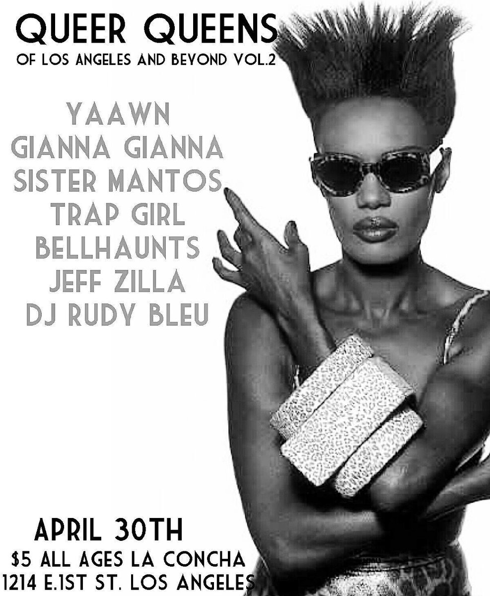 Saturday 4/30 at La Conxa!!! All Ages! $5 #music #underground #LosAngeles