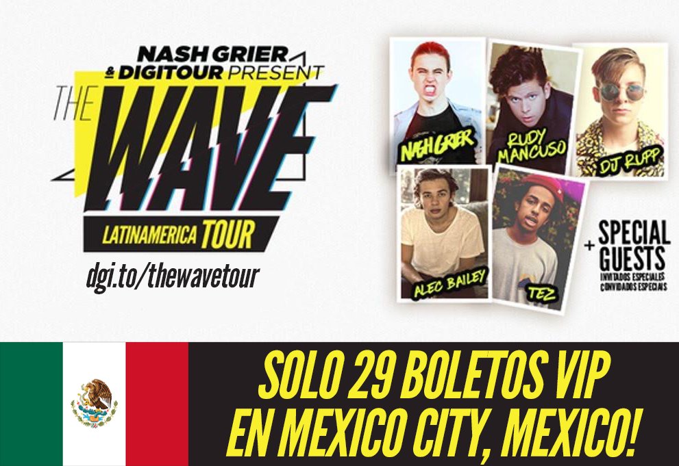 DigiTourEspanol's tweet photo. SOLO 29 BOLETOS VIP en CIUDAD DE MEXICO, MX!!
** El 21 De Mayo **
#TheWave
>>> https://t.co/Qv4ELnFnnd …
RT!! https://t.co/5r47ipX3KT