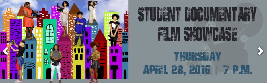 Tonight is the 13th Annual Student Film Showcase! Join us in viewing films created by students at Spelman College.