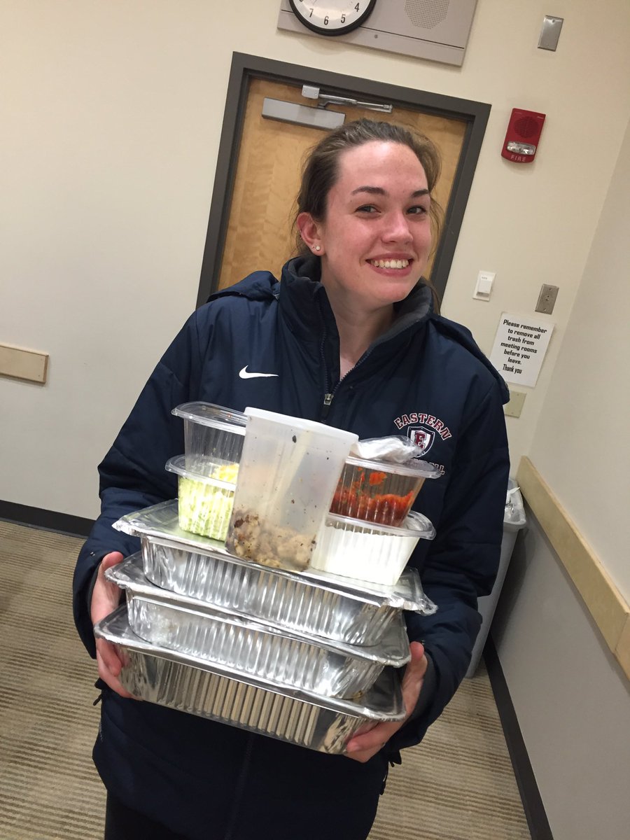 Eastern_EC's tweet photo. Our member Megan is so excited that @Moes_HQ catered our event! Leftovers for her roommates!! https://t.co/3aCHS8rG8Q