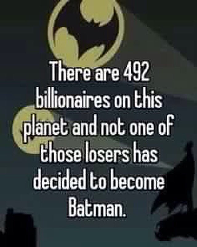 DaveGpie's tweet photo. I need a Billion people to give me a $1... Let's do this! #493 #BatDave https://t.co/BCnA0QItOK