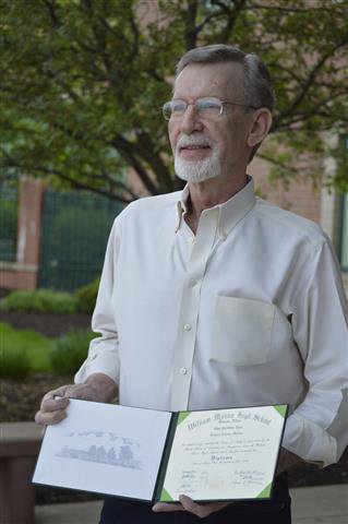 MasonSchools's tweet image. 47 yrs later Vietnam Vet Steve Mullins gets his Wm. Mason HS Diploma. Get kleenex bc @TammyMutasaWLWT has story @ 11