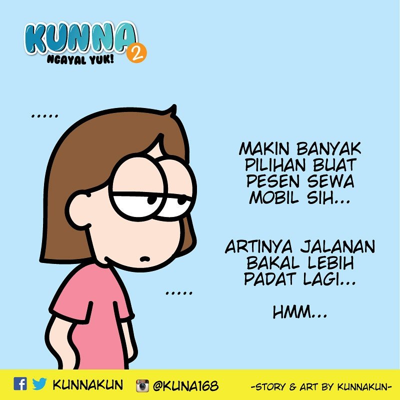Lama2 gak gerak sama sekali 🙈 #komik #komikstrip #komikunna #kunnakun #komikindonesia #komikinajah #mobil