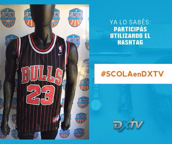 canaldeportv's tweet photo. [ÚLTIMA CHANCE] Seguinos, hacé RT, usá el HT #SCOLAenDXTV y participá por esta casaca mítica de Michael Jordan. https://t.co/2F0vLdlo6O
