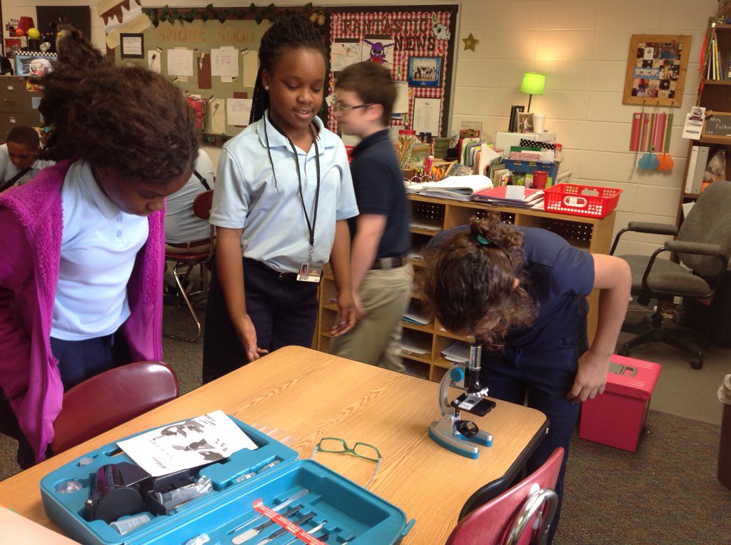 MrsFolkerTCE's tweet photo. Thank you for sharing your microscope with us Abigail! https://t.co/WyVesDA3A0