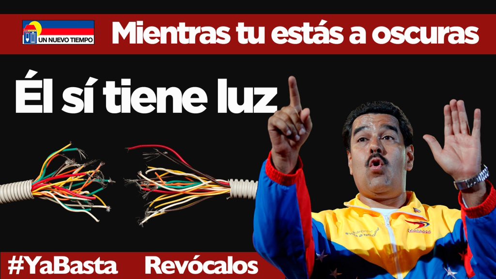 partidoUNT's tweet photo. La corrupción acabó con los recursos destinados al sector eléctrico. Hoy le piden sacrificios al pueblo #YaBasta https://t.co/bsfMYADgiy