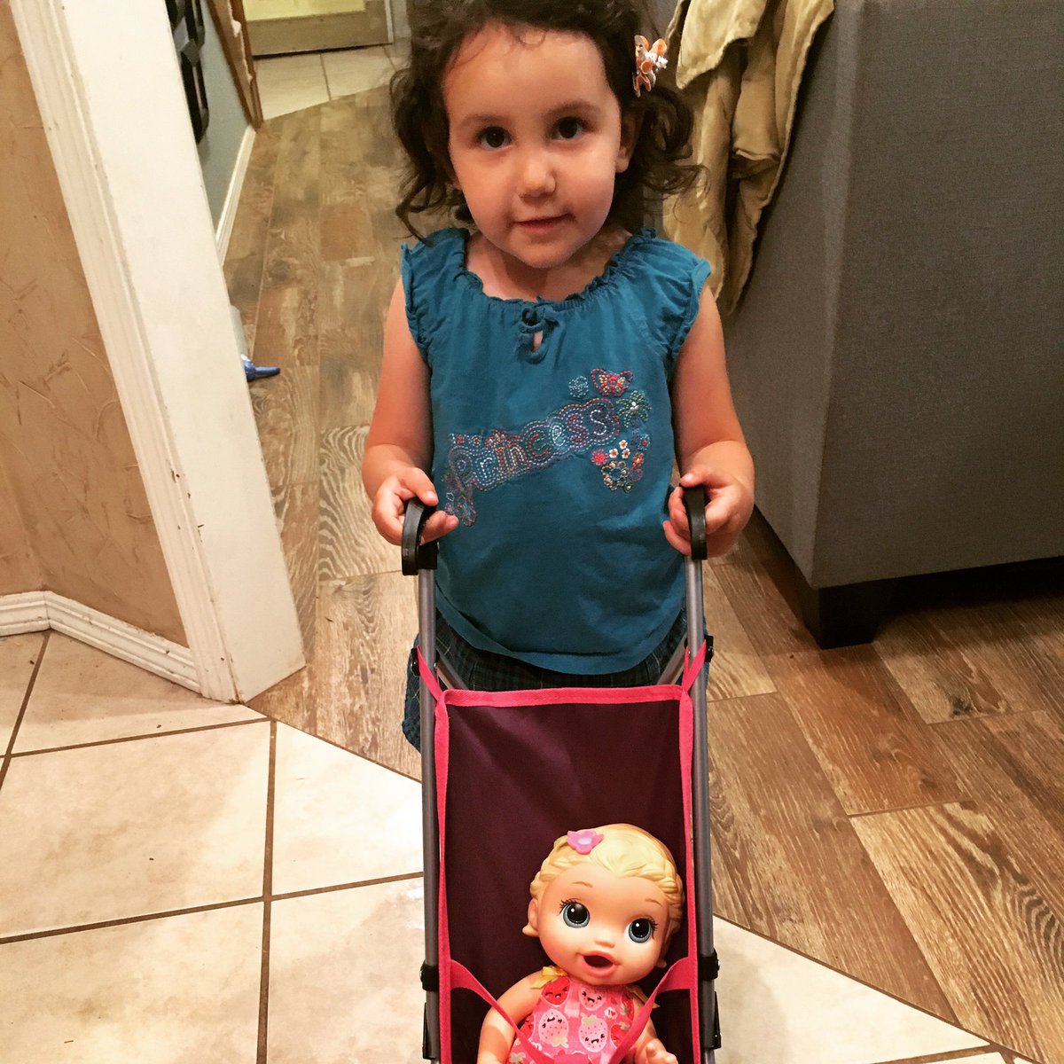 TheOpenLocket's tweet photo. Alianna's just #lovingit right now with her #birthdaygift that her adoptive parents bought her for her#thirdbirthday https://t.co/ir4H3MftIk
