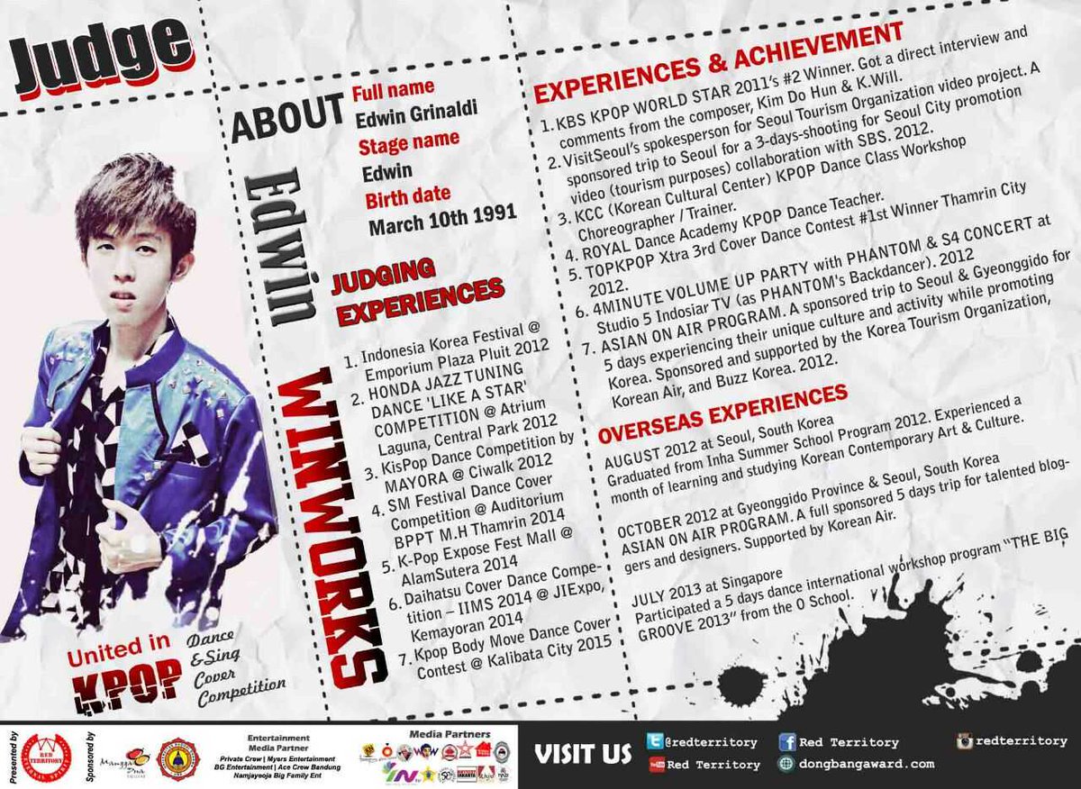 Juri terakhir...
Diliat dari prestasi dan pengalamannya udah nggaj diragukan lagi ya kemampuannya..
Inilah Edwin..