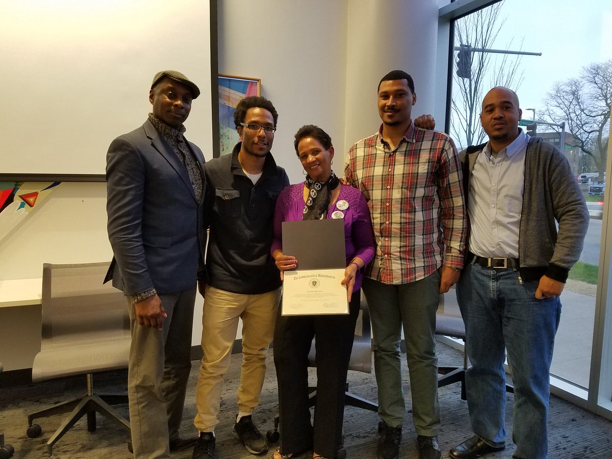 RoxburyRisa's tweet photo. It was a great honor to moderate for #isauraspeace film screening and Q+A @NUCrossing @justinspringer @MassQ_Us https://t.co/JrEkghElAX