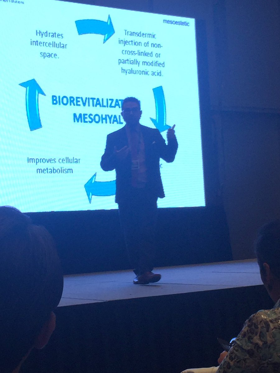 PAPSHPI's tweet photo. First lecture on Mesohyal, Dr. Nestor Torres from Colombia. #papshpi https://t.co/7v8BeZjAS9