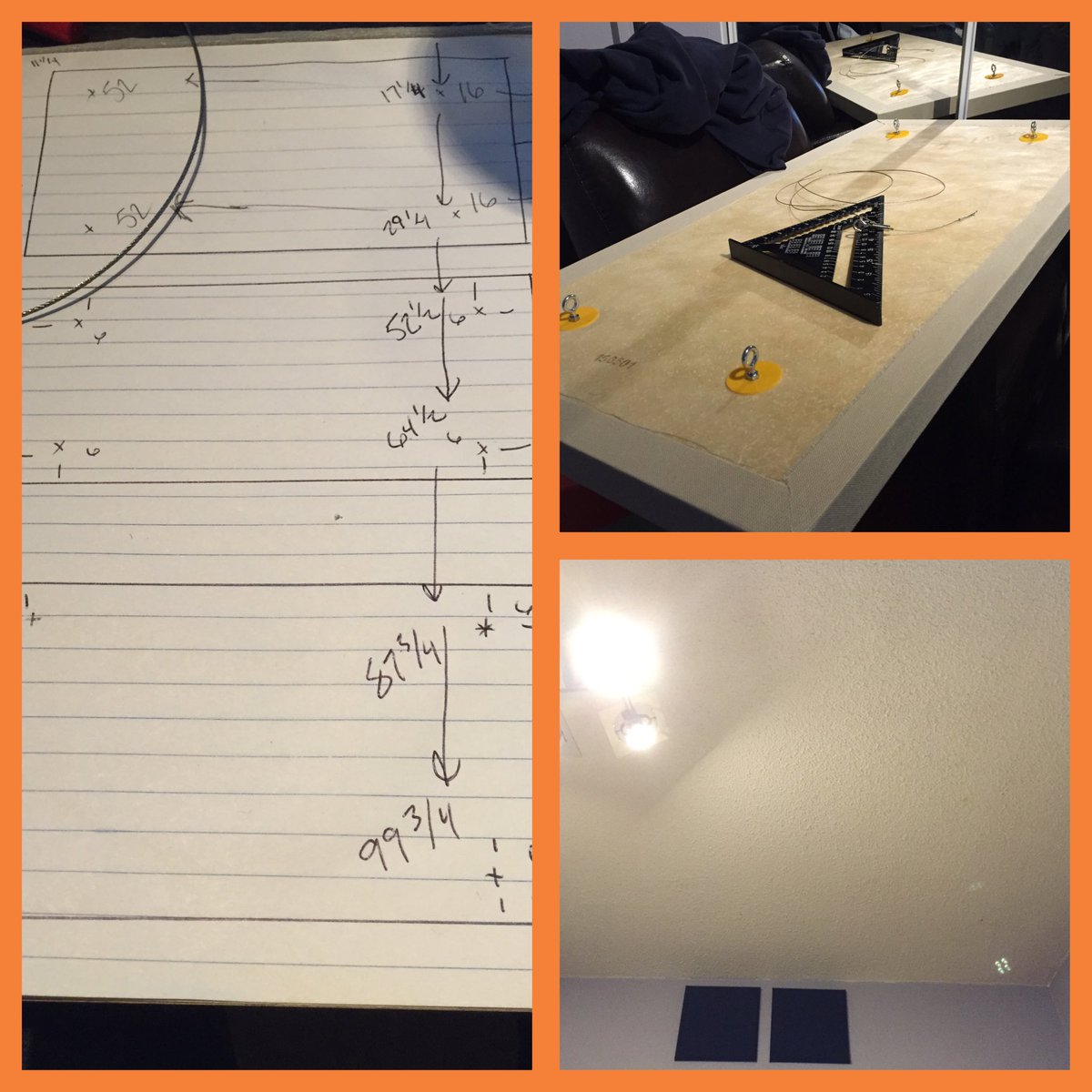 MarcScott's tweet image. Once these ceiling panels are hung, it'll be time to submit for @WorldVoicesOrg Studio Approval. #ICantMath