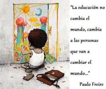 BelenArcones's tweet photo. La educación no cambia el mundo, cambia a las personas que van a cambiar el mundo #educacion #aprendizaje #formacion https://t.co/VlRtTfQMq7