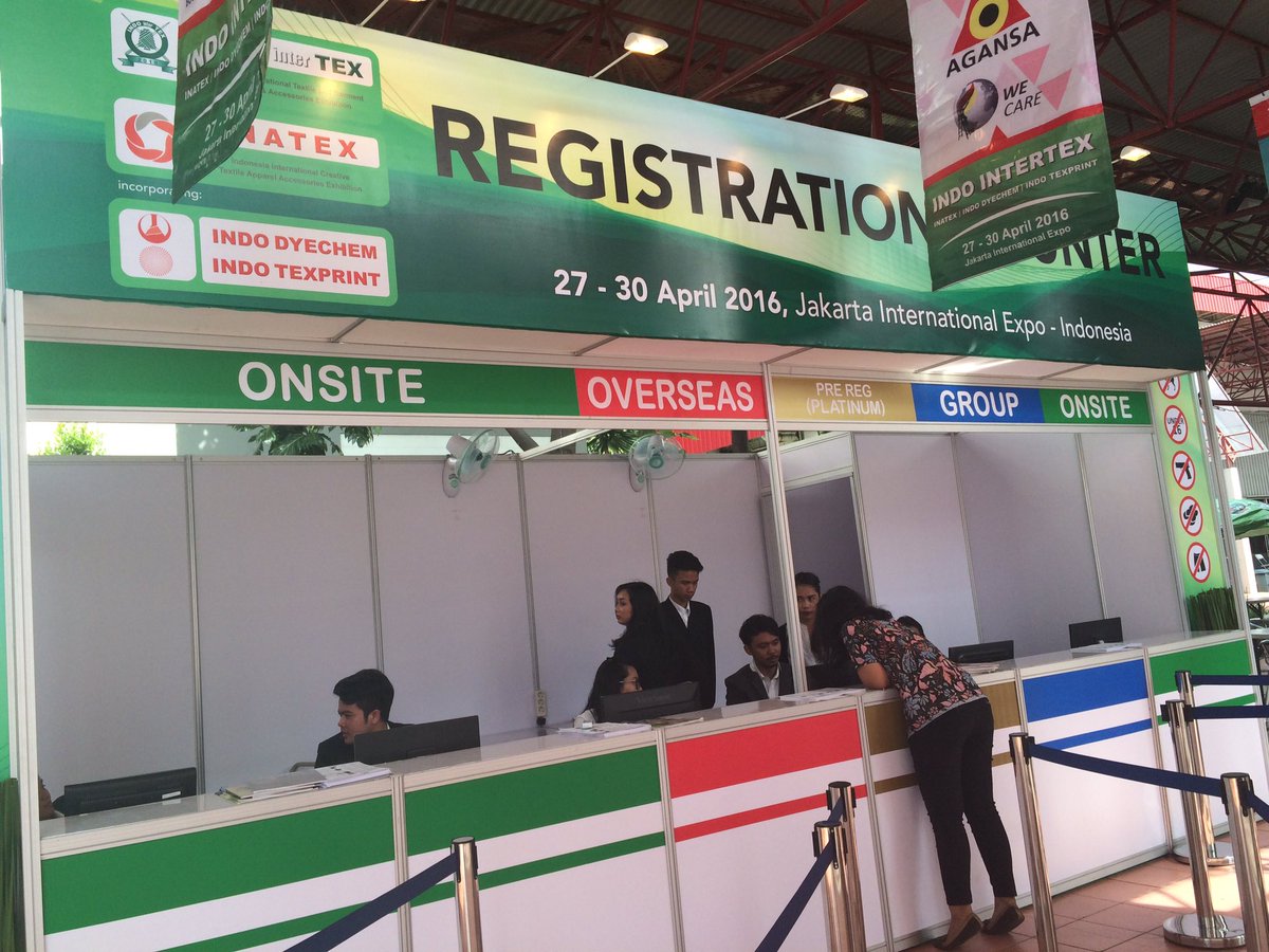 JIEXPO's tweet image. You can register yourself in front of Hall B3.
#IndoInterTex
#JIExpoInfo
#EventAtJIExpo