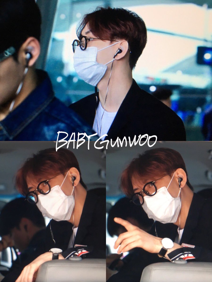 BABY_GUNWOO's tweet photo. 160427 인천공항 입국 #건우♥️ 한국에 와서 좋다구요...>_<❤️ 오츠카레~🙆 @Mybabygunwoo #MYNAME #마이네임 #GUNWOO https://t.co/fdapwJER4g